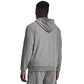 Under Armour Men's Rival Fleece Logo Hoodie, (025) Castlerock Light Heather / / White, 3X-Large