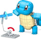 Mega Pokémon Building Toys Set Build & Show Squirtle with 199 Pieces, Articulated and Poseable, 4 Inches Tall, for Kids