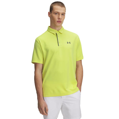 Under Armour Men's Tech Golf Polo, (728) Sonic Yellow / / Pitch Gray, XX-Large