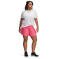 Under Armour Womens Tech Play Up Shorts, (672) Super Pink / / White, 2X