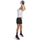 Under Armour Men's Tech Woven 5-inch Shorts, 001 Black/White, XL