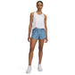 Under Armour Women's Tech Play Up Short, 3" Inseam Low Rise with Pockets, Quick Dry, Athletic Shorts for Workout, Running, and Gym, Blue Smoke/White, Large