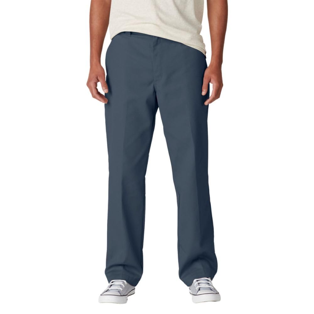 Dickies Men's Skateboarding Regular Fit Twill Pants, Airforce Blue, 26W x 32L