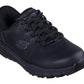 Skechers Womens Work Hands Free Slip Ins Nampa-Cottonbud Bungee Athletic SR Food Service Shoe, Black, 9.5