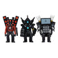 SKIBIDI Toilet Titan 3 Pack – All-New Collectibles, Officially Licensed Toilet Merch