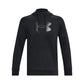 Under Armour mens Armour Fleece Big Logo Hoodie, (001) Black / / Black, Small