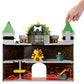 Super Mario Nintendo Deluxe Bowser's Castle Playset with 2.5" Exclusive Articulated Bowser Action Figure, Interactive Play Set with Authentic in-Game Sounds