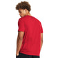 Under Armour Men's Global Foundation Short Sleeve T Shirt, (600) Red / / Black, Small