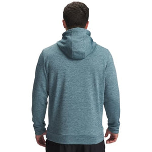 Under Armour Men's ArmourFleece Twist Hoodie, (587) Jasper Blue / / Black, Large