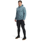 Under Armour Men's ArmourFleece Twist Hoodie, (587) Jasper Blue / / Black, Large