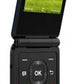 AT&T Cingular U1030AA 6723D Flex 2 Prepaid 4G LTE Flip Phone, 2MP Camera, Android, Classic Navy, Carier Locked to