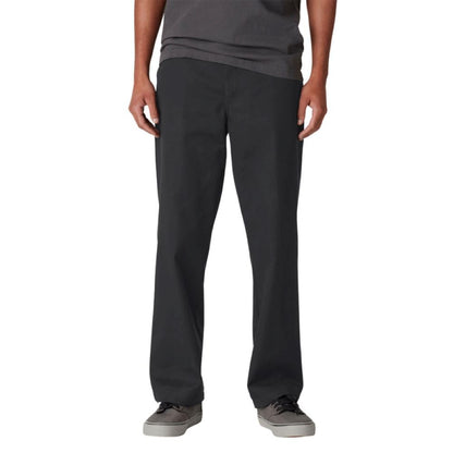 Dickies Men's Skateboarding Regular Fit Twill Pants, Black, 30W x 32L