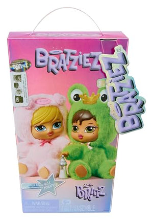 Bratz Bratziez Iconz Series Plush Blind Box with Charm Clip and Accessory, Collectible Characters