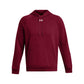 Under Armour Men's Rival Fleece Hoodie, (625) Cardinal / / White, Large Tall
