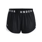 Under Armour Womens Play Up 3.0 Shorts, Black (002)/White, 3X
