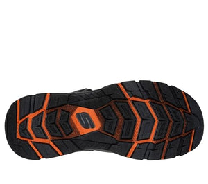 Skechers Men's Tresmen-Norvick 205187 Enclosed Slip-Ins Fisherman Sandal, Black, 10.5