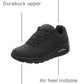 Skechers Women's Uno - Stand On Air Sneaker, Black/Black, 5