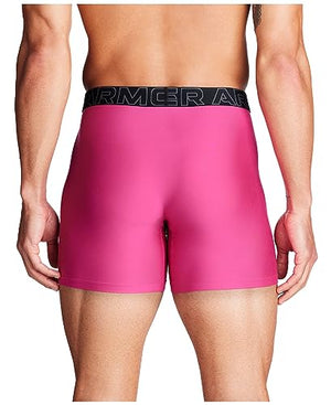 Under Armour Men's Tech 1-Pack Boxer Brief, 6" Inseam, All-Day Comfort & Ultra-Soft