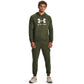 Under Armour Men's Rival Fleece Logo Hoodie, (390) Marine OD Green / / White, X-Large