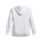 Under Armour Womens Rival Fleece Hoodie, (100) White / / Black, XX-Large