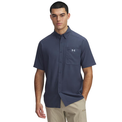 Under Armour Men's Drift Tide 2.0 Short-Sleeve T-Shirt, (045) Downpour Gray / / Harbor Blue, XX-Large