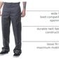 Dickies Men's Loose Fit Double Knee Work Pants – Durable Twill Utility Trousers for Construction & Warehouse, Charcoal Grey, 38W x 34L