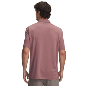 Under Armour Men's Tech Golf Polo, (651) Maroon Mist / / Pitch Gray, X-Large
