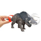 Mattel Jurassic World Rebirth Wild Roar Nasutoceratops Dinosaur Toy with Tail-Controlled Chomp Multi-Direction Attack & Sound, Posable & Digital Play
