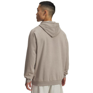 Under Armour Men's Rival Fleece Logo HD, Timeberwolf Taupe/Taupe Dusk, M