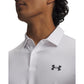 Under Armour Men's Performance 3.0 Polo, (100) White / / Pitch Gray, Large