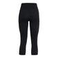 Under Armour Women's Motion Capri, (002) Black / / Jet Gray, 2X