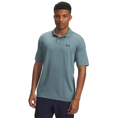 Under Armour Men's Matchplay Polo, Jasper Blue/Midnight Navy, XL