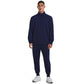 Under Armour Men's ArmourFleece 1/4 Zip, (410) Midnight Navy / / Black, X-Large Tall