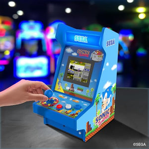 My Arcade Sonic The Hedgehog Mighty Player: Sega Retro Arcades, Sonic Countertop Video Game, 4 Classic Sega Games in 1