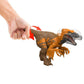 Mattel Jurassic World Rebirth Wild Roar Utahraptor Dinosaur Toy with Tail-Controlled Chomp Multi-Direction Attack & Sound, Posable & Digital Play