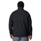 Columbia Mens Ascender Softshell Full Zip Rain Jacket, Black, 4X