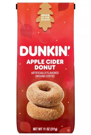 Dunkin, Apple Cider Donut Ground Coffee, 11 Ounce