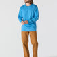 Carhartt Men's Dearborn Loose LS Logo T-Shirt Closeout, Horizon Blue Heather, X-Small