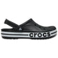 Crocs Bayaband Clog Black/White Men's 10, Women's 12 Medium