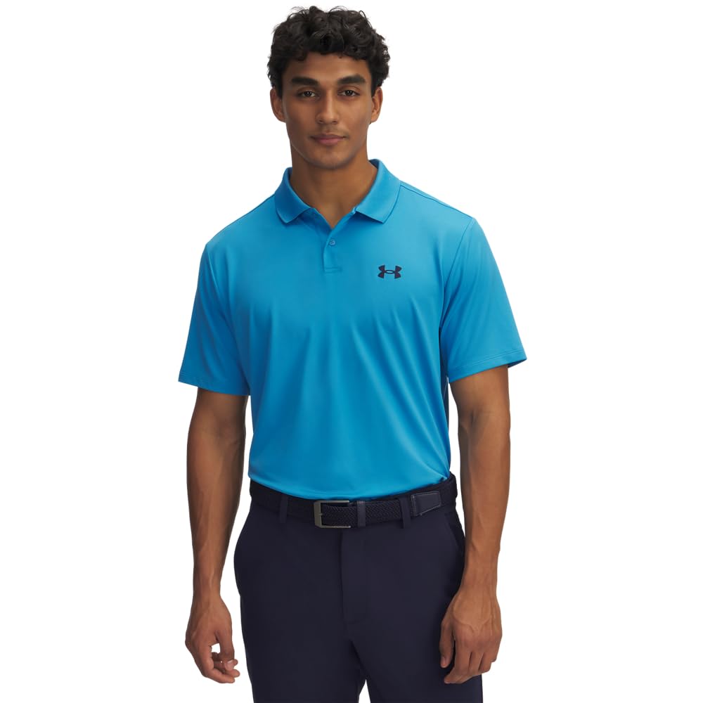Under Armour Men's Matchplay Golf Polo, (452) Ether Blue / / Midnight Navy, X-Large