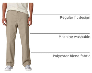 Dickies Men's Skateboarding Regular Fit Twill Pants, Desert Sand, 30W x 30L