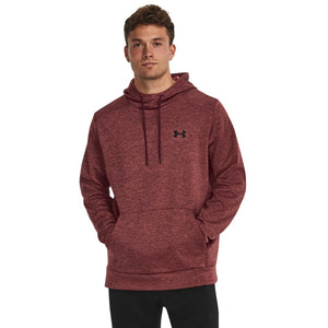 Under Armour Men's ArmourFleece Twist Hoodie, (600) Dark Maroon / / Black, X-Large