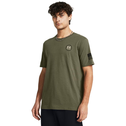 Under Armour Men's Freedom Graphic T-Shirt, 390 Green/Black, XXL