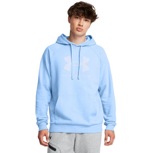 Under Armour Men's Rival Fleece Logo Hoodie, (466) Horizon Blue / / Horizon Blue, 3X-Large Tall