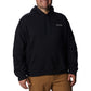 Columbia Mens Trek Long Sleeve Hoodie, Black/CSC Sleeve Logo, Small