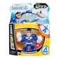Heroes of Goo Jit Zu Marvel Studios The Fantastic 4 First Steps, Mister Fantastic Stretchy, Goo Filled 4.5" / 11.4 CM Action Figure, with Unique Gel Fillings 3 to Collect