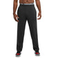 Champion Men's Open-Bottom Lounge Pants, Standard Fit, Lightweight 100% Cotton, Available in Regular and Big & Tall, Black, Medium