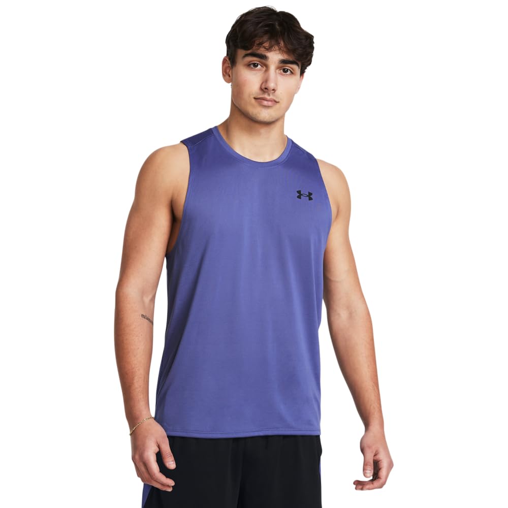 Under Armour Men's Tech Tank Top, (561) Starlight / / Black, Small