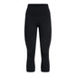 Under Armour Women's Motion Capri, (002) Black / / Jet Gray, 2X