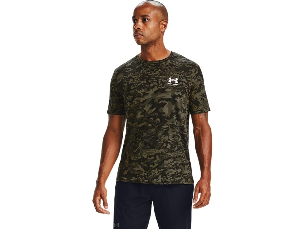 Under Armour Men's ABC CAMO Short-Sleeve T-Shirt, Black (001)/White, XX-Large Tall